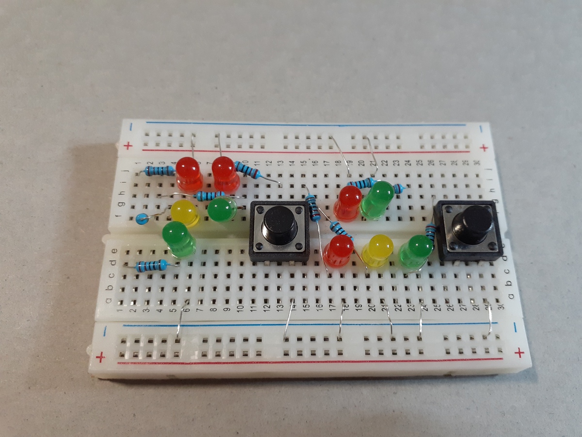 Traffic lights build Traffic lights build