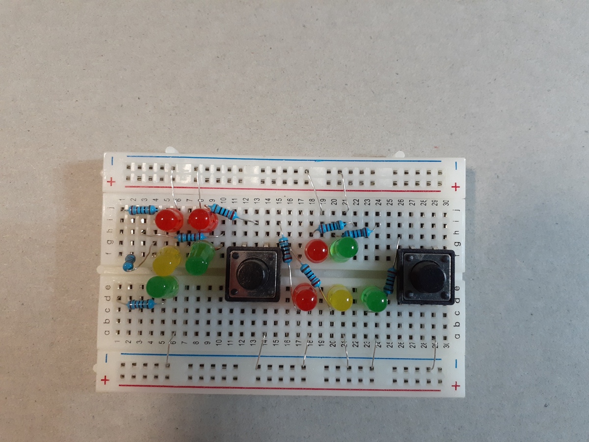 Traffic lights build Traffic lights build