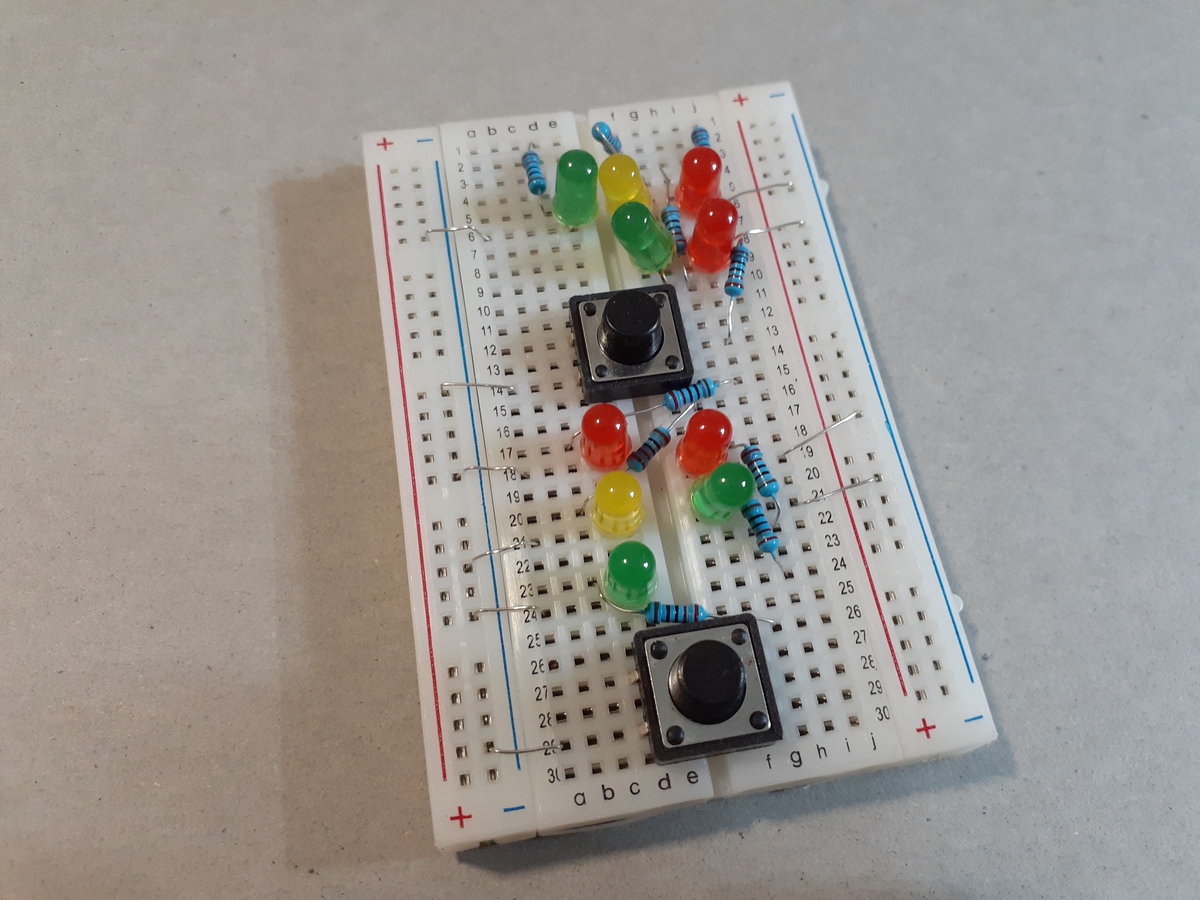 Traffic lights build Traffic lights build