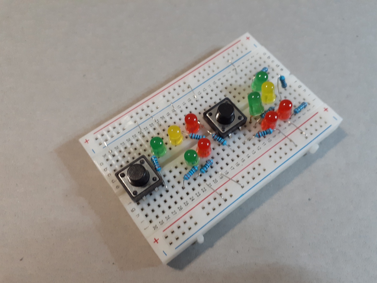 Traffic lights build Traffic lights build