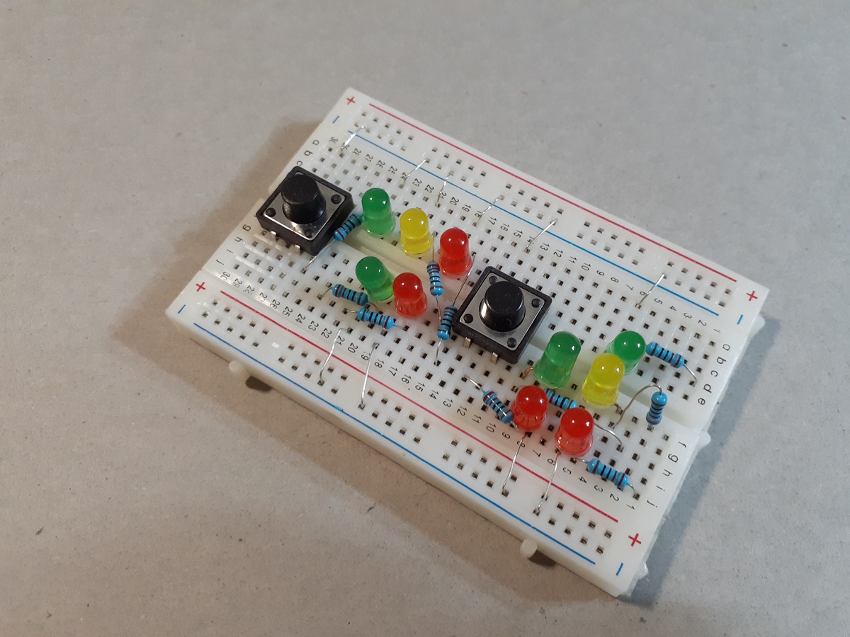 Traffic lights build Traffic lights build