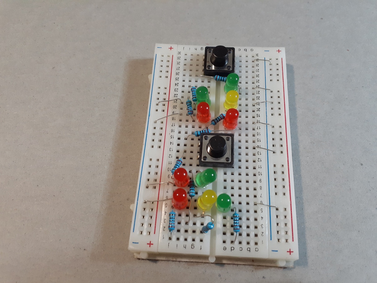 Traffic lights build Traffic lights build