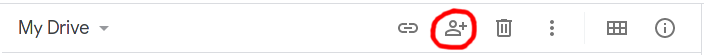 Google Drive share folder